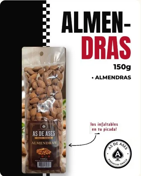 Almendras 150 g As de Ases: almendras